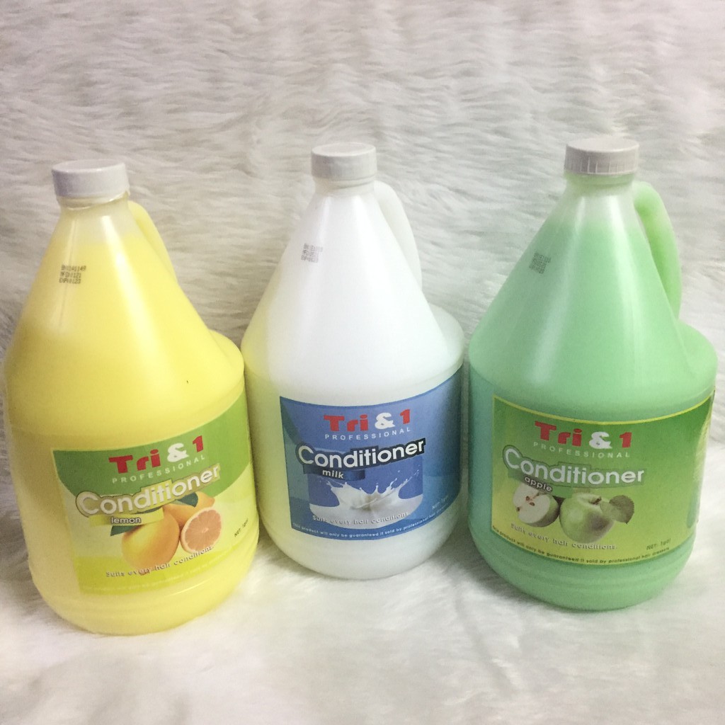 1 Gallon Salon Hair Conditioner TRI&1 Professional Conditioner Milk