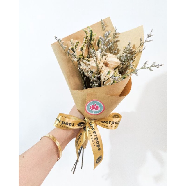Rosie Bouquet White / Dried Flowers Bouquet Shopee Philippines