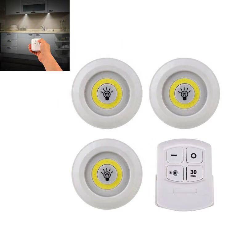 J King Wireless Led Light with remote control set of 3 Emergency