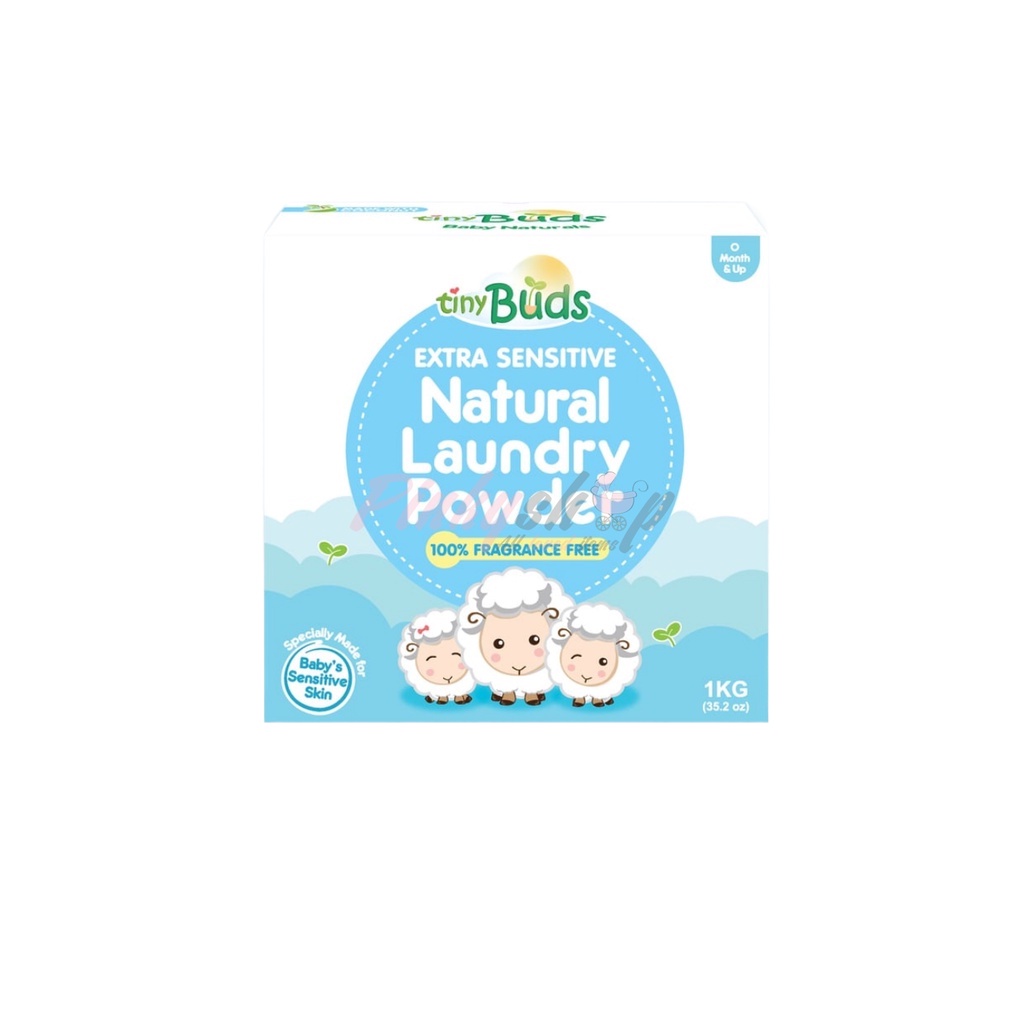 Tiny Buds Laundry Powder Fragrance Free 1kg Shopee Philippines