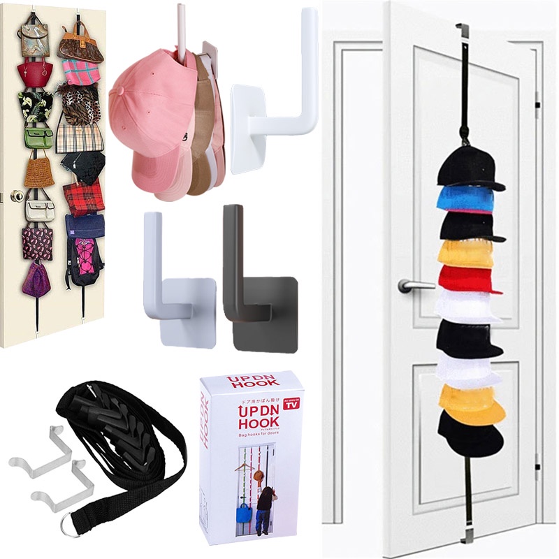 Adjustable Caps Holder Hat Rack Bag Holder Clothes Hat Organizer Door