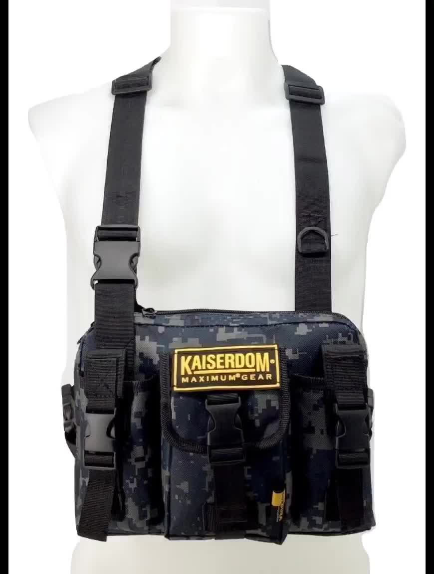 Kaiserdom Dess Camouflage Collection Mens Chest Bag Trendy Mens Chest