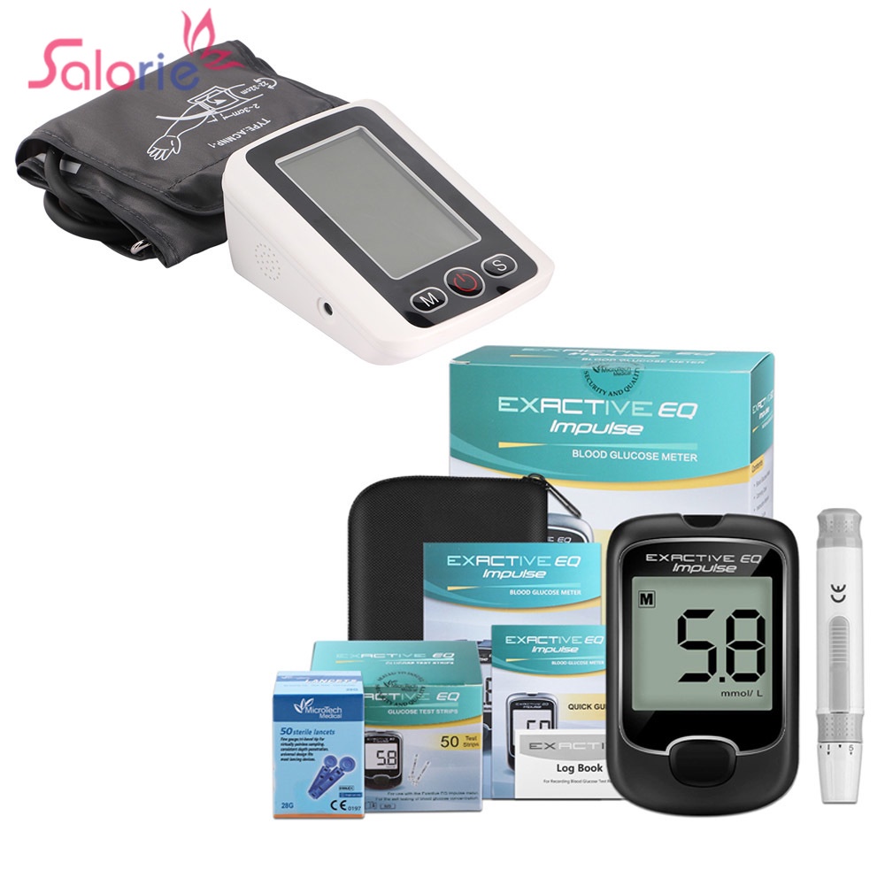 Blood Sugar Tester Diabetes Glucose Meter with Blood Pressure Monitor