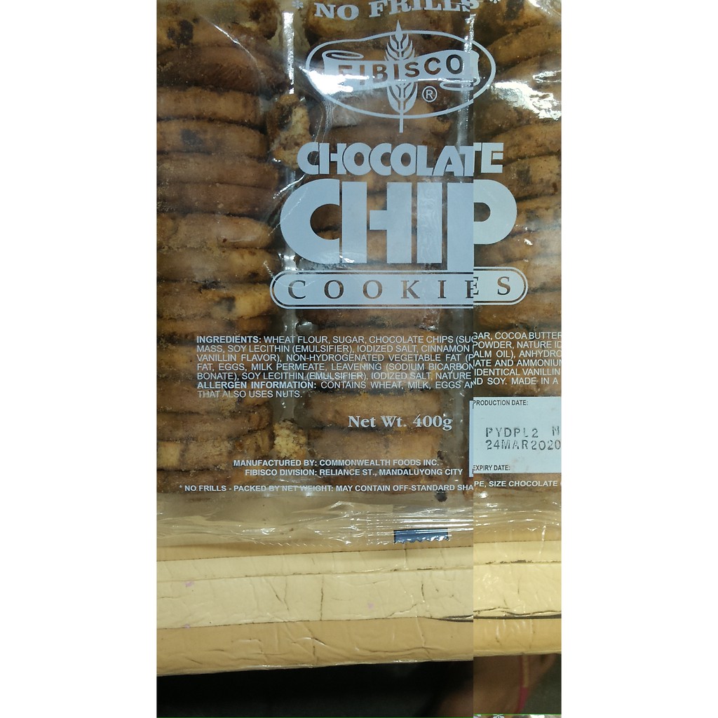 CHOCOLATE CHIP COOKIES Shopee Philippines