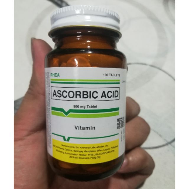 Rhea Ascorbic Acid 100Tablet's Shopee Philippines