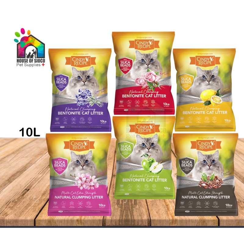 Cindy’s Recipe Bentonite Cat Litter 10L Shopee Philippines