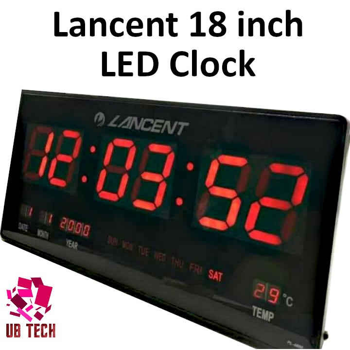 Digital Led Wall Clock Philippines Wall Design Ideas