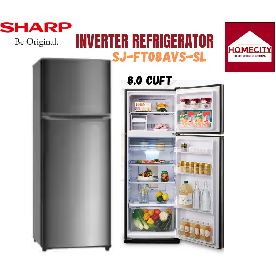 Sharp (400 L) Door JTech Inverter Refrigerator SJ406MSS Fridge