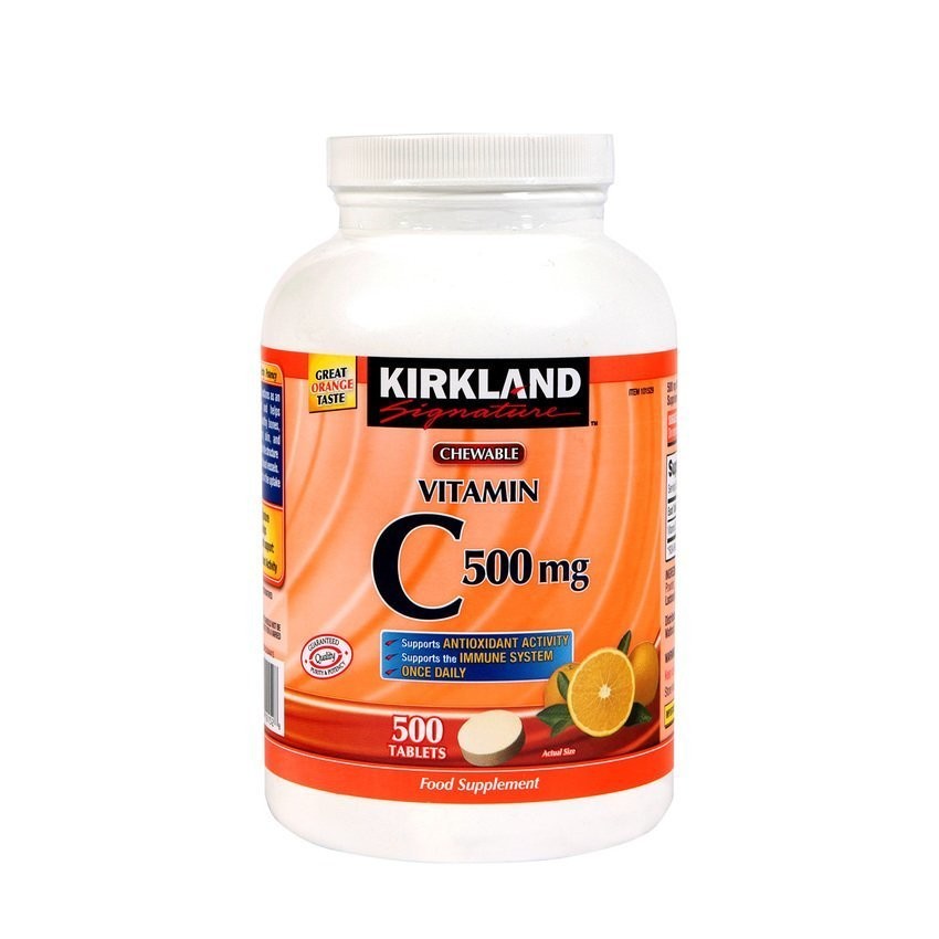 Kirkland Signature Chewable Vitamin C 500 mg Bottle of 500 Shopee