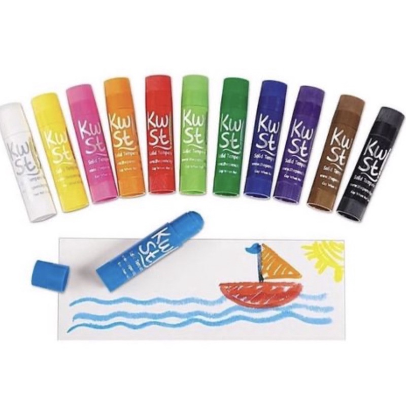 kwik Stix 12 Colors ( washable tempera paint sticks ) Shopee Philippines