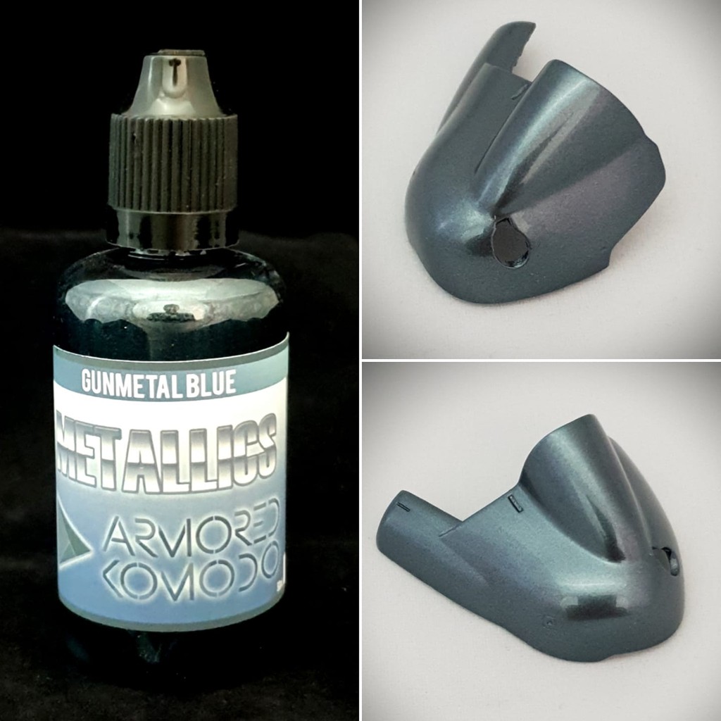 ArKom PH214 Gunmetal Blue Metallic Pearl Airbrush Paint (Armored