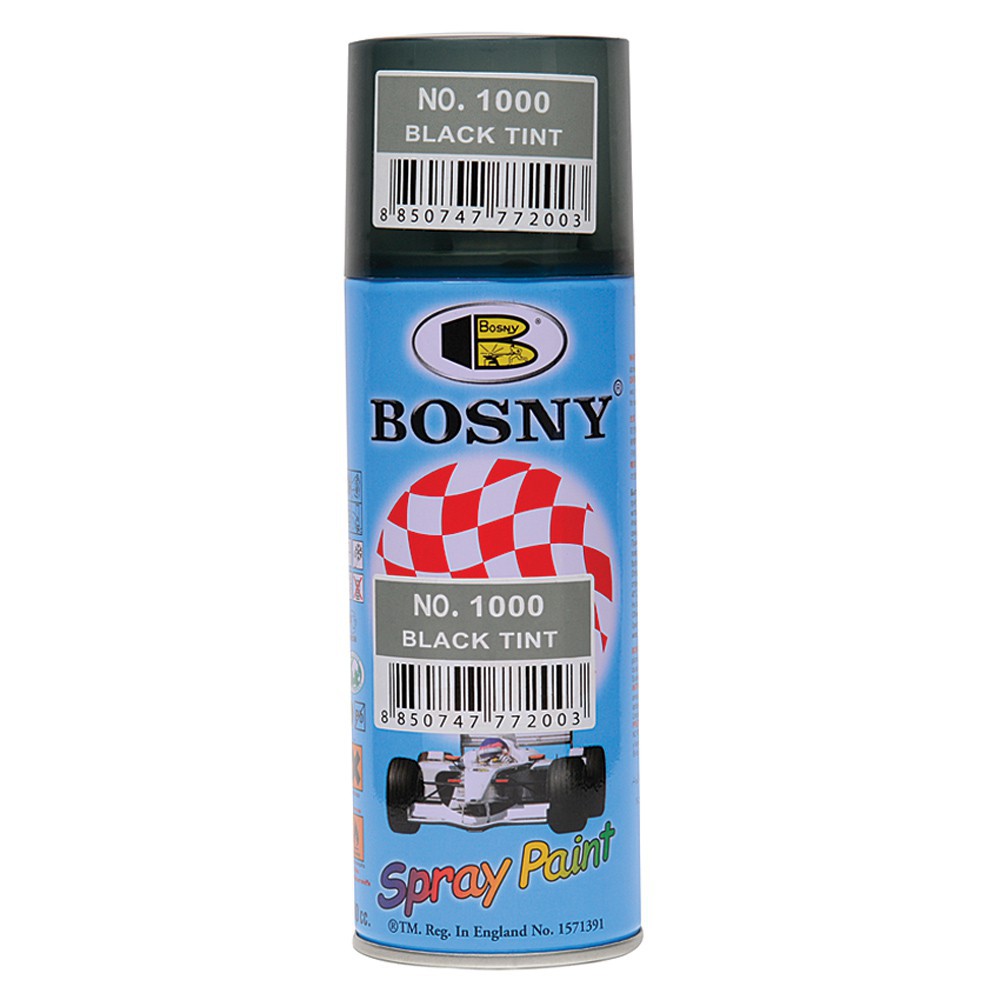Bosny Black Tint Acrylic Automotive Finish Spray Paint 400mL Shopee Philippines