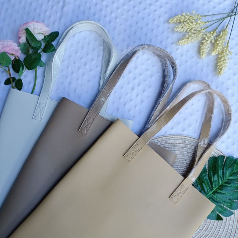 STRAIGHTFORWARD Inspired High Quality Vegan Leather Tote Bag 100