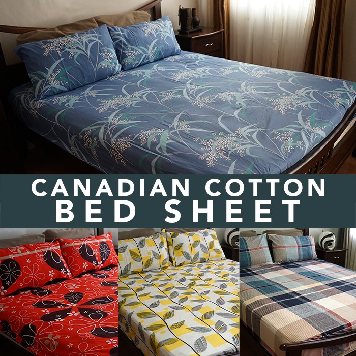 NEW! BED SHEET 3 IN 1CANADIAN COTTON (HIGH QUALITY KING, FULL, QUEEN, DOUBLE, SINGLE) FULL