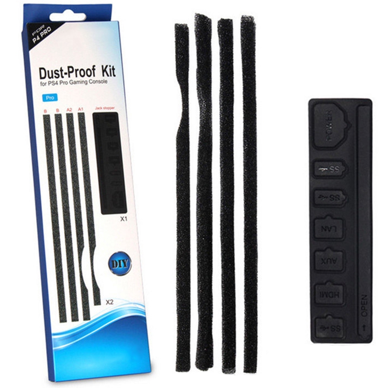 Ps4 Pro Slim Dust Proof Prevent Cover Case Stopper Pack Dust Proof Kit