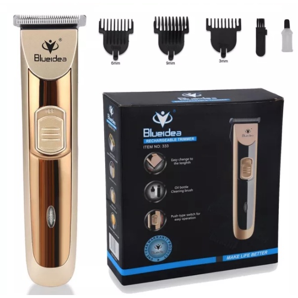 BlueIdea 333 Rechargeable Cordless Electric Hair Clipper/Trimmer Shopee Philippines