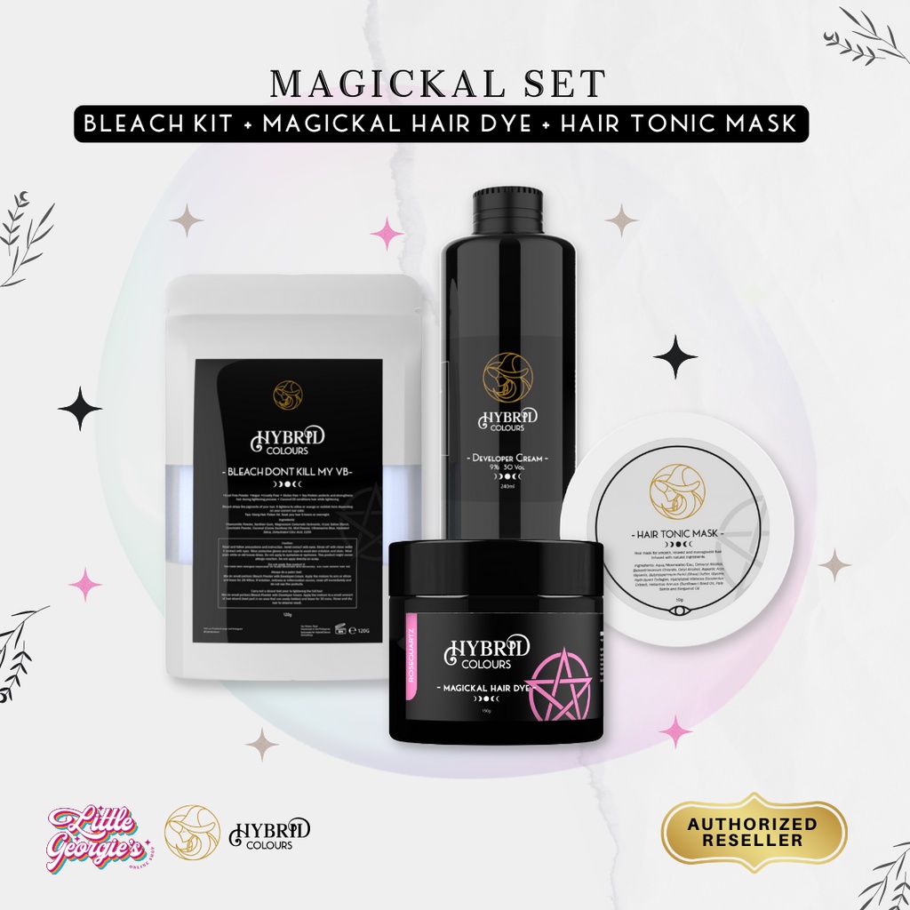 [PREORDER ONLY] Hybrid Colours Magickal Set (Bleach Kit + Magickal Hair