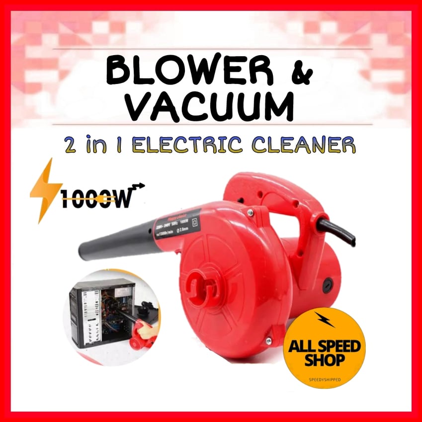 1000W 220V Electric Air Blower Vacuum Cleaner Blowing Dust Collecting 2