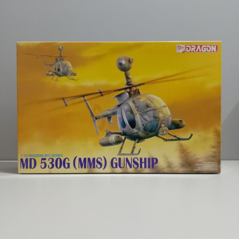 1/35 DRAGON Helicopter Light Scout MD 530G Gunship 135 Scale Shopee