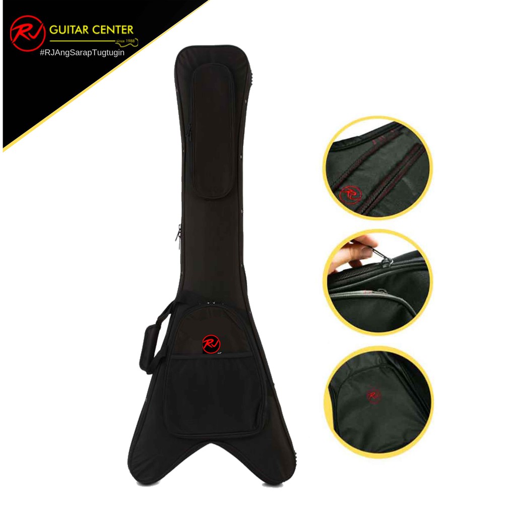 RJ Deluxe Padded Case Flying V Gig Bag Shopee Philippines
