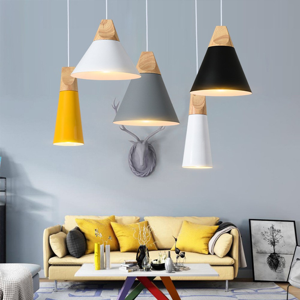 Nordic Post modern pendant lights Kitchen island cord lamp Home