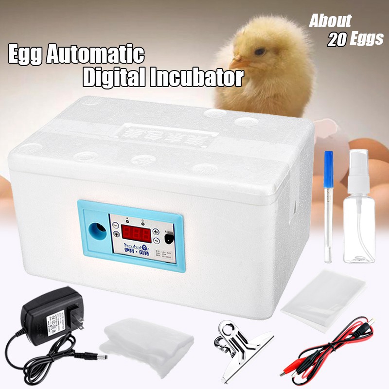 42 egg Incubator Hatcher Chicken Digital Waterbed Automatic Intelligent
