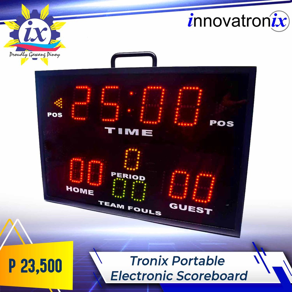 Tronix Portable Electronic Basketball Scoreboard Shopee Philippines