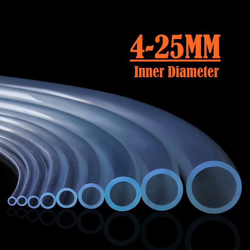 1/4Pcs 1M Transparent Soft PVC Plumbing Hoses Water Pump Tube Inner Dia 425mm Antifreeze Oil