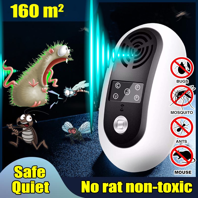 Ultrasonic pest repeller Mouse control device Emit specific sound wave to drive away rat mice