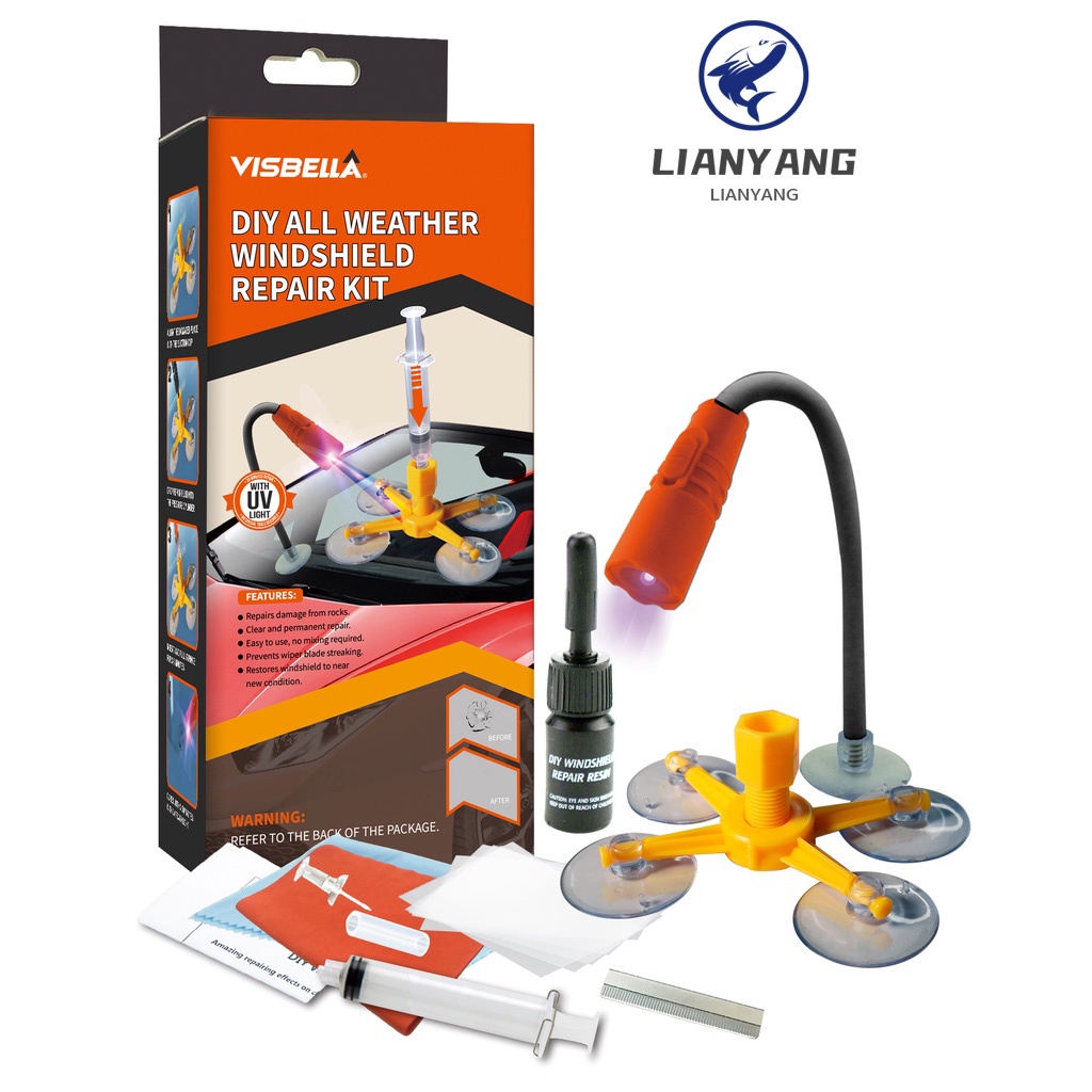 Car Windshield Repair Kit Quick Repair Car Broken Glass Resin Sealant Diy Car Window Glass