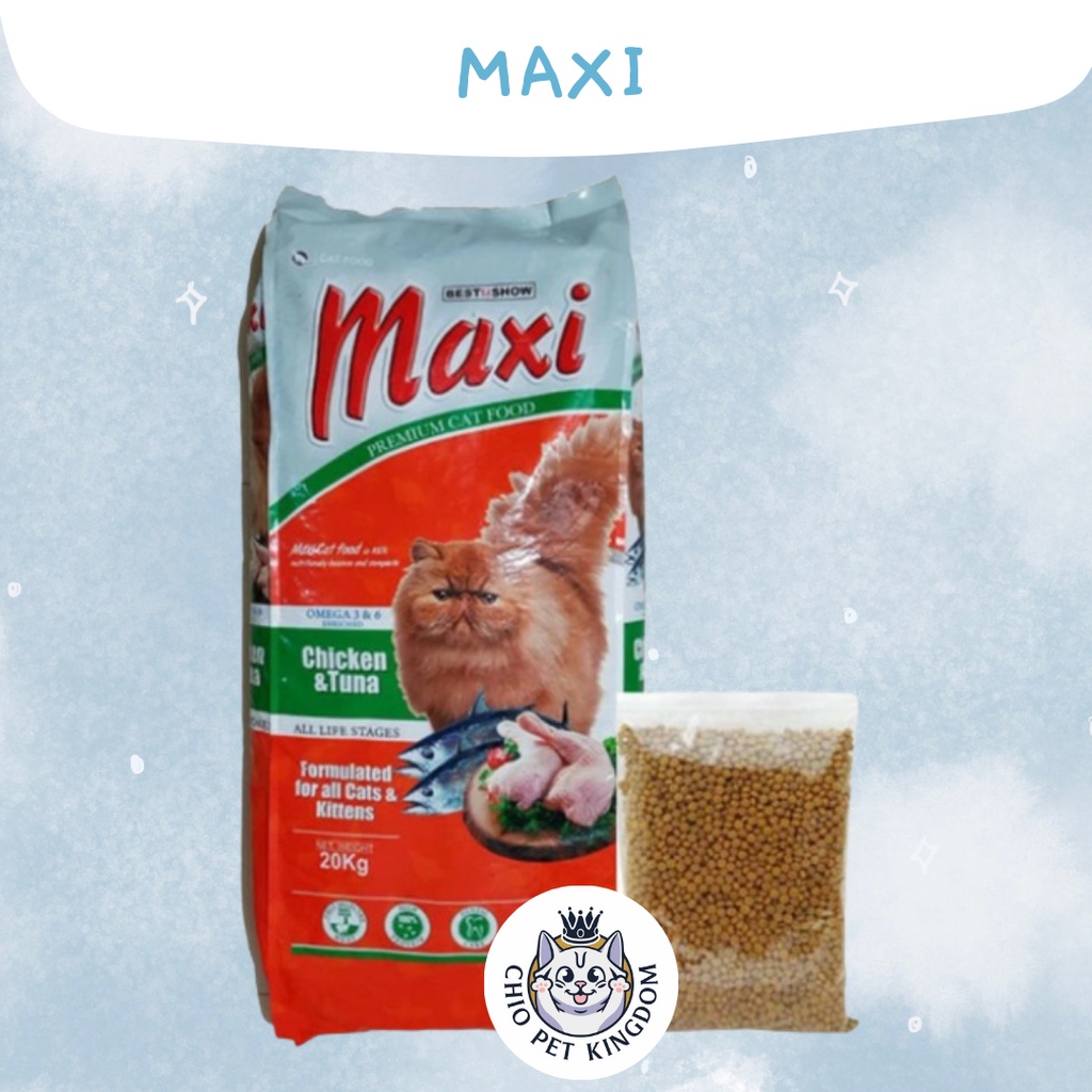 Maxi CAT FOOD / CATFOOD MAXI / CAT FOOD MAXI 1KG Shopee Philippines