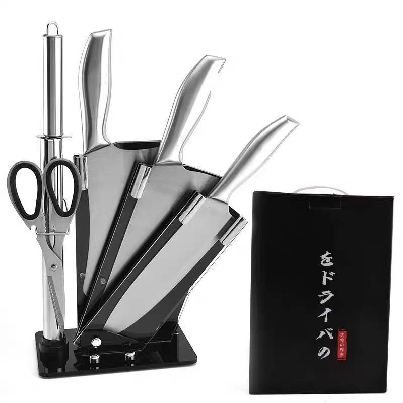 6 in 1 Authentic Japan Stainless Steel Knife Set Super Sharp Elegant