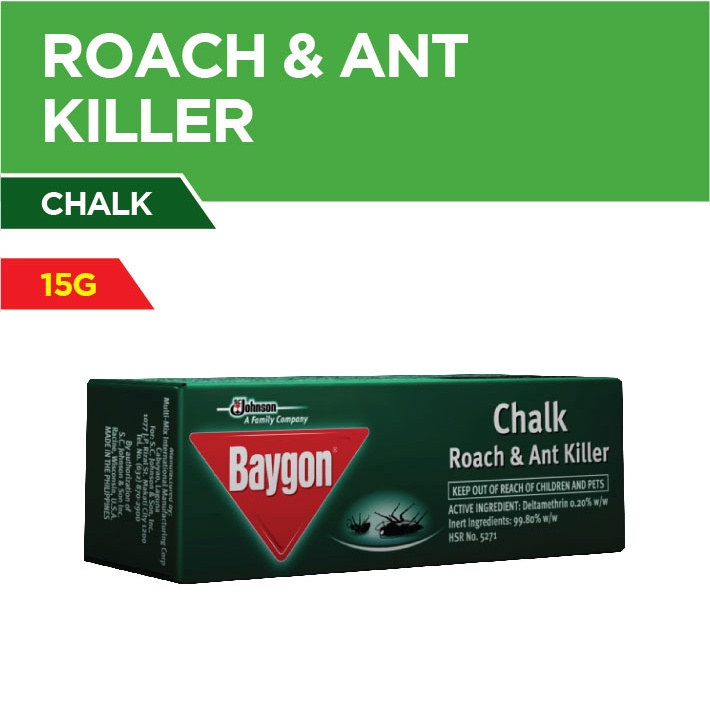 Baygon Roach & Ant Killer Chalk 15g Shopee Philippines