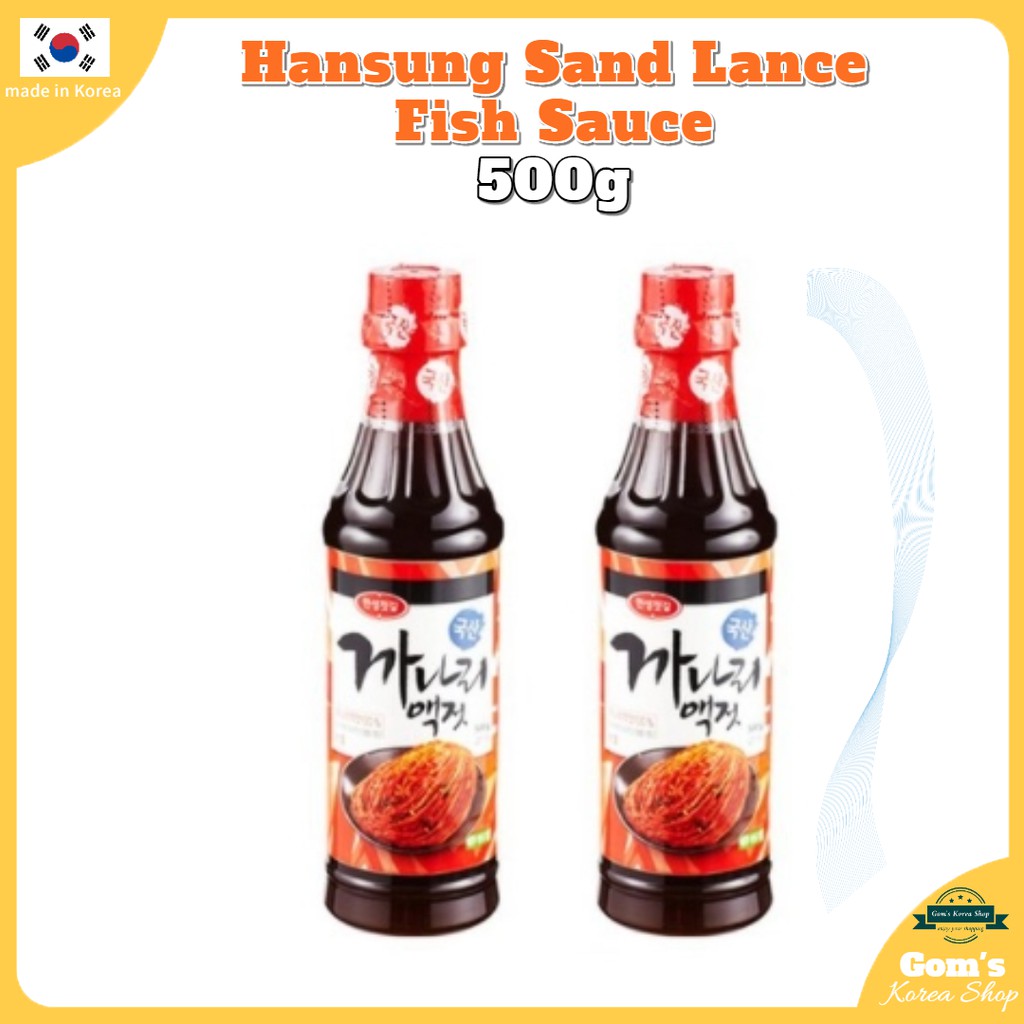 Korea Hansung Sand Lance Fish Sauce 500g Shopee Philippines