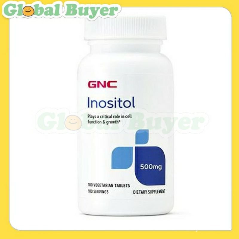 GNC Inositol 500 MG, 100 Vegetarian Tablets SLUC Shopee Philippines