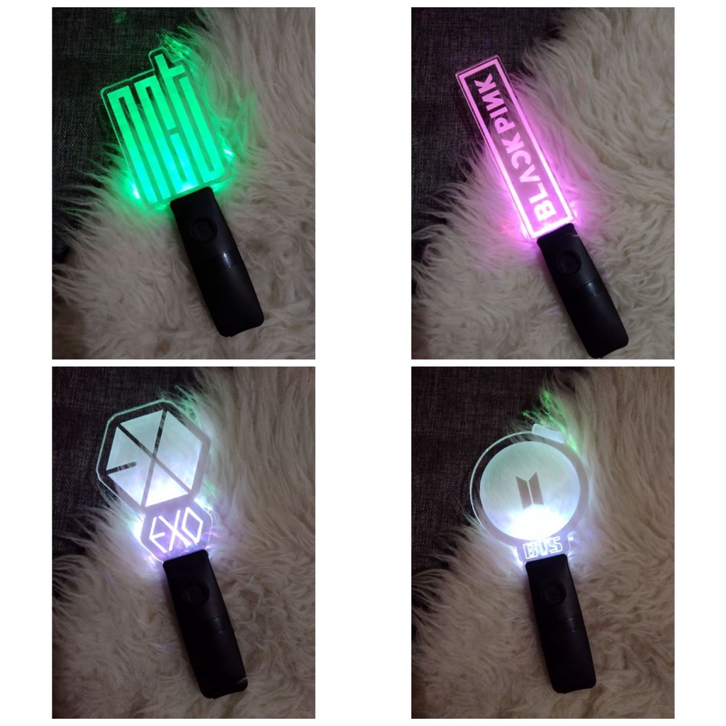 Lightstick Glow Stick Colored FANMADE KPOP BTS EXO NCT BLACKPINK ITZY