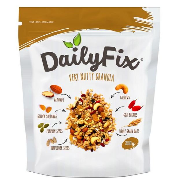 DAILY FIX VERY NUTTY GRANOLA 700G Shopee Philippines