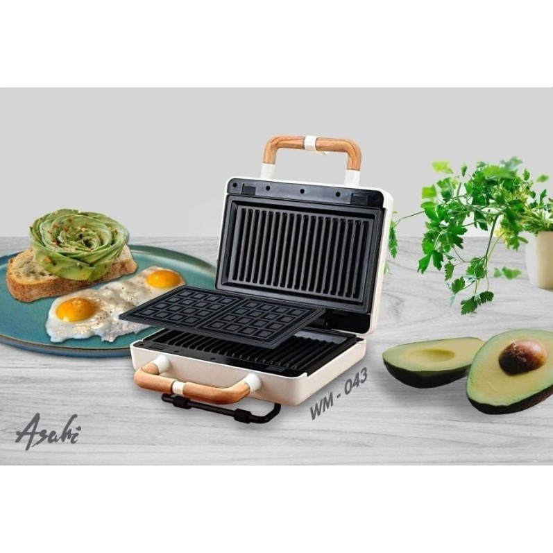 ASAHI WAFFLE & PANINI MAKER WM043 Shopee Philippines