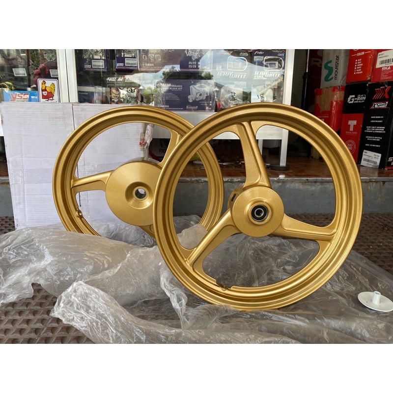 ENKEI MAGS HONDA CLICK 150/125 MATTE BLACK / GOLD Shopee Philippines