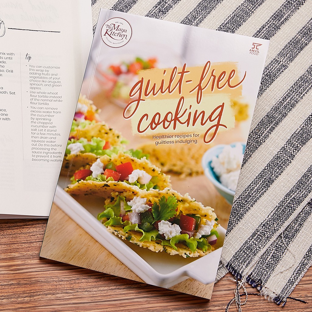 Guilt Free Cooking Book by The Maya Kitchen Shopee Philippines