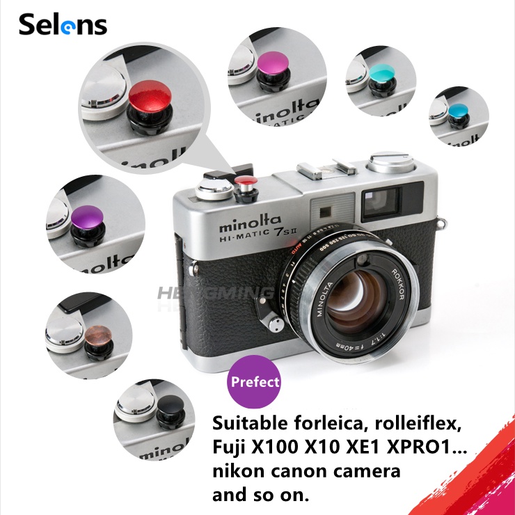 Selens Camera Shutter Button Colorful Digital Camera Soft Shutter