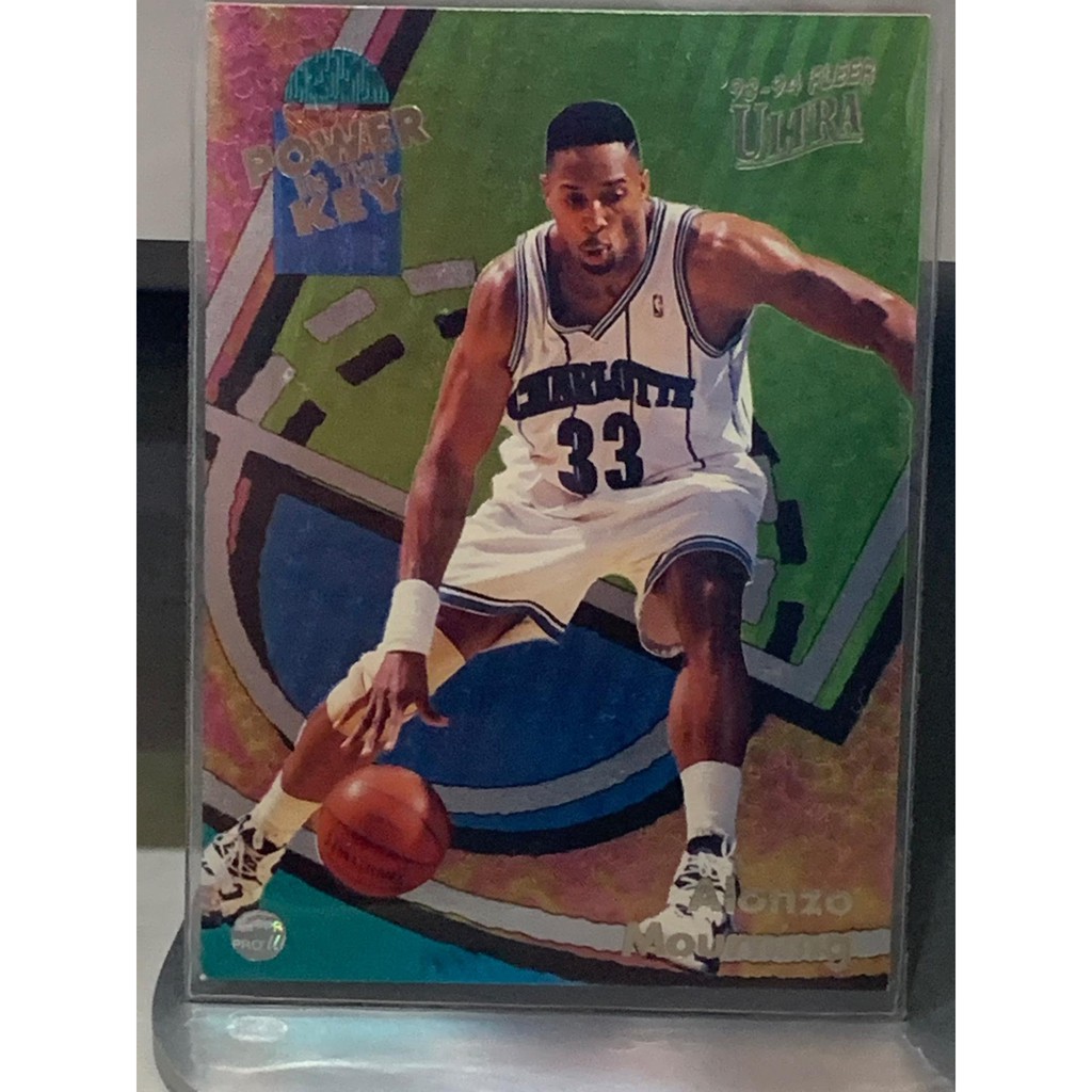 1993 Fleer Ultra Power in Key NBA Basketball Card Alonzo Mourning