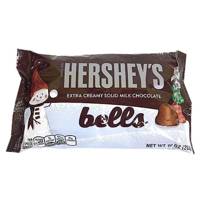 Hershey's Extra Creamy Solid Milk Chocolate Bells Shopee Philippines