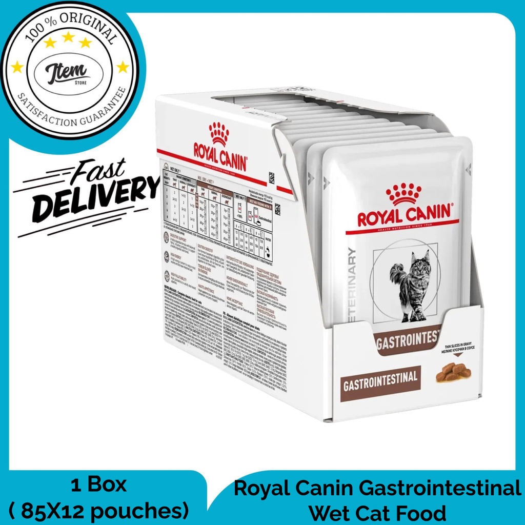 ROYAL CANIN GASTROINTESTINAL CAT WET FOOD 12X85GRAM Shopee Philippines