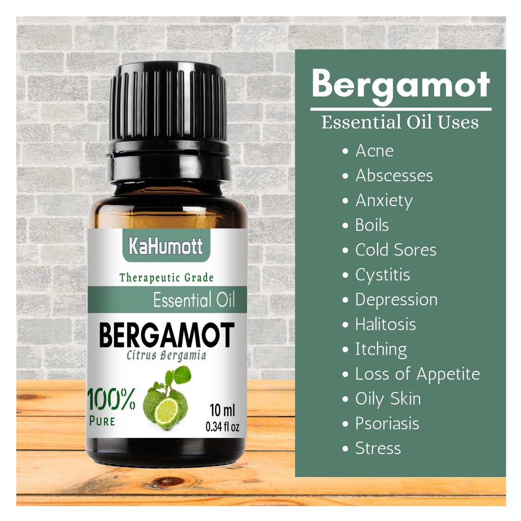 BERGAMOT 100 Pure Essential Oil 10 ml Shopee Philippines