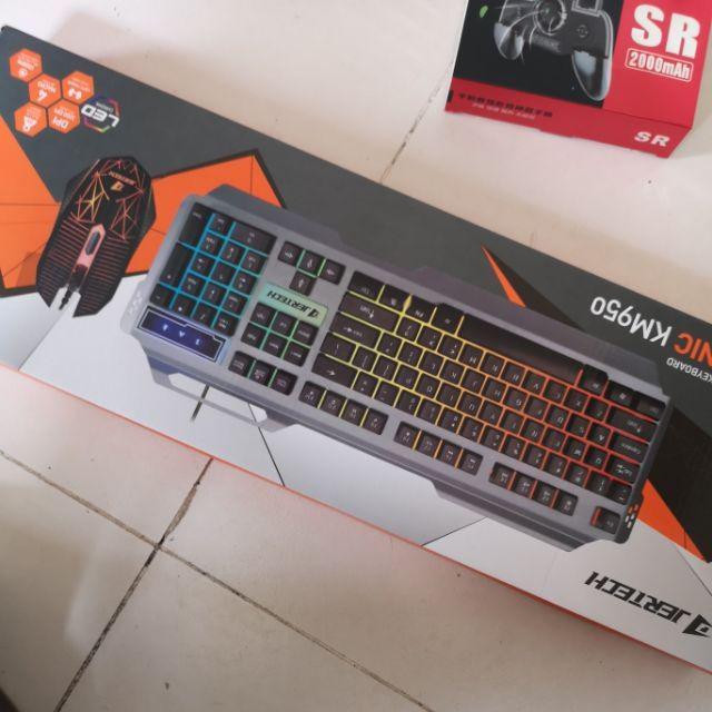 COD JERTECH MOUSE/KEYBOARD KM950 FREE MOUSE POD Shopee Philippines
