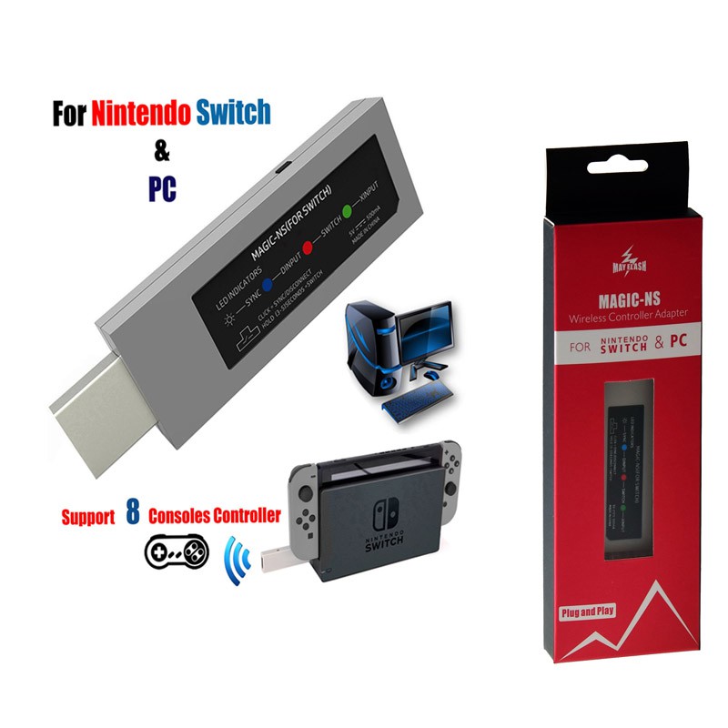 Mayflash Wireless Controller Fighting Stick Adapter For