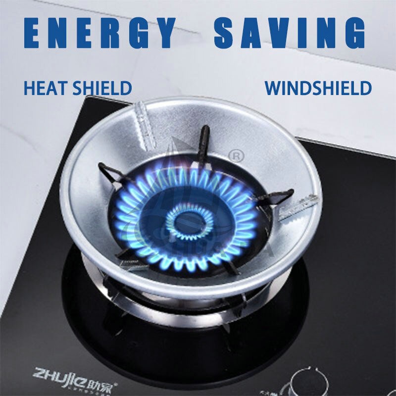★HUADA★Windproof gas stove energysaving cover heat insulation pot rack