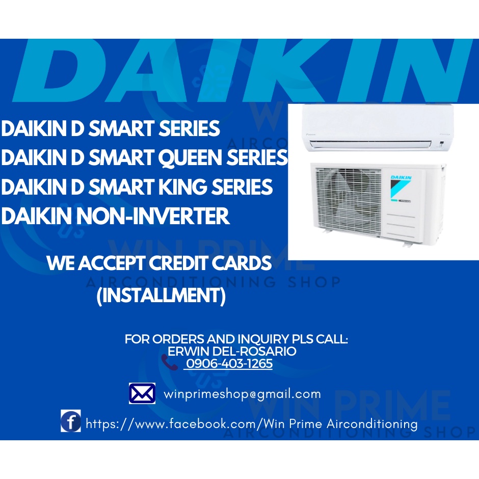 Daikin 1.5HP DSmart Queen Series Split Type Inverter Aircon FTKC35TVM