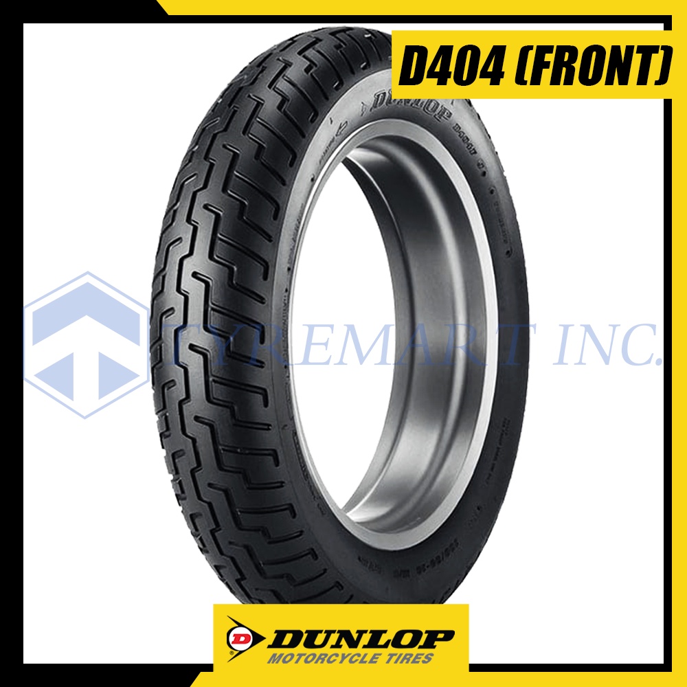 Dunlop Tires D404 80/10018 47P Tubetype Motorcycle Street Tire (Front